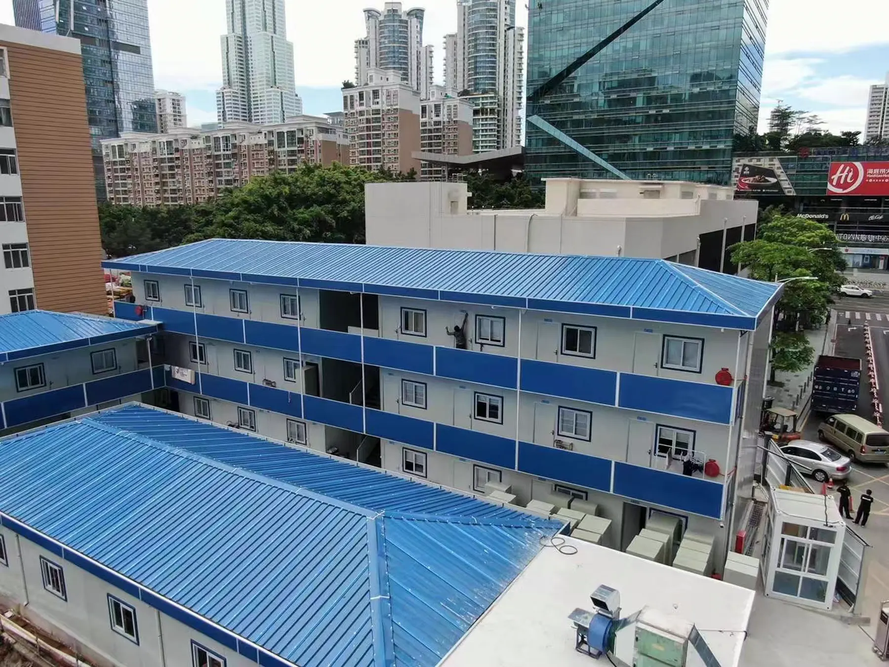 工地板房实景照片